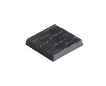 20mm x 20mm Bases Texturiert (10)