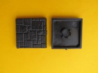 20mm x 20mm Bases Texturiert (10)