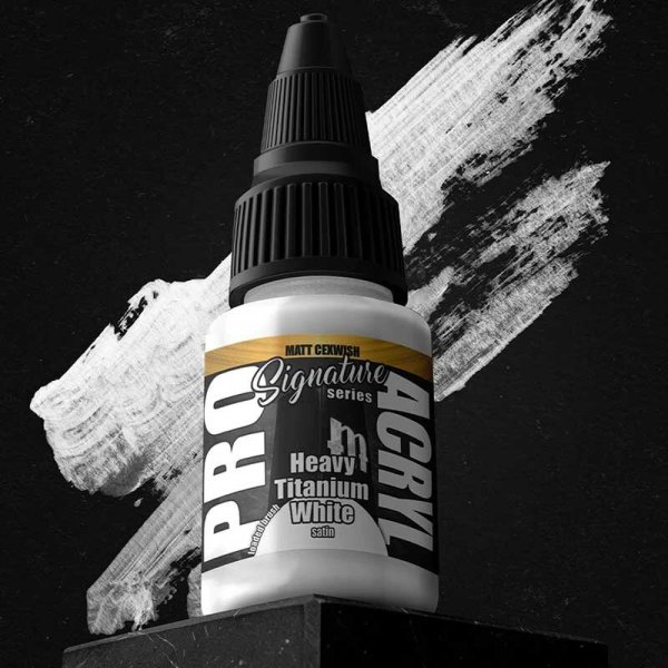 Pro Acryl Matt Cexwish Heavy Titanium White (satin) (22ml)