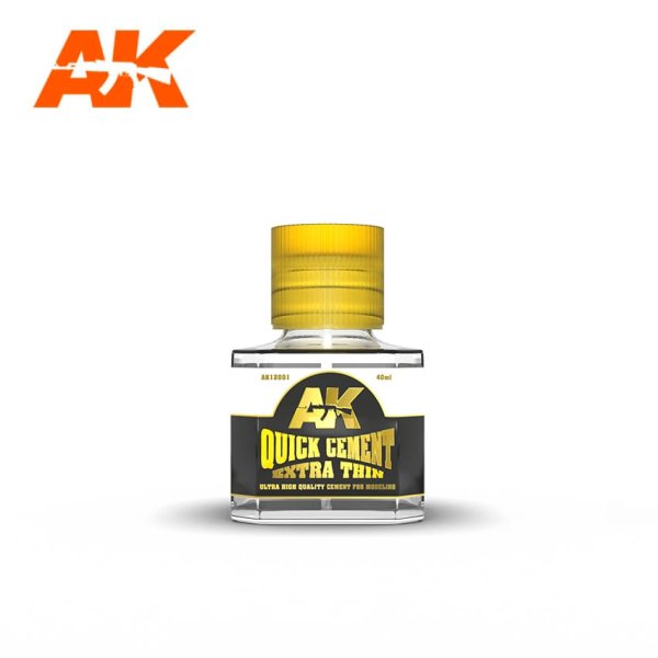 AK-Interactive 12001 QUICK CEMENT EXTRA THIN
